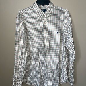 Ralph Lauren “Classic Fit” checkered plaid button from shirt size XL